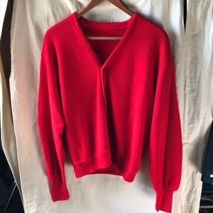 Lacoste Like Retro/Vintage Cardigan Sweater.